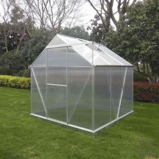 Invernadero de policarbonato y aluminio 3,63 m2