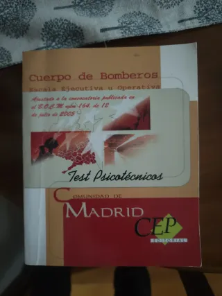 Test Psicotécnicos Bomberos CEP Madrid