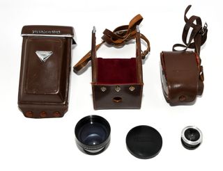 Cámara Yashica Mat TLR 6x6 80mm f/3.5