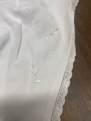 Delantal vintage blanco