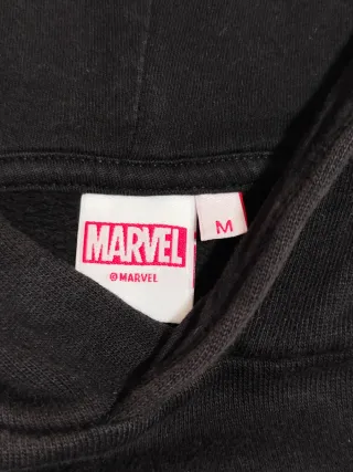 Sudadera Marvel Negra con Logo