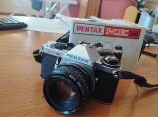 Cámara Pentax ME Super Plata/Negra