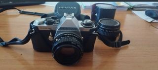 Cámara Pentax ME Super Plata/Negra