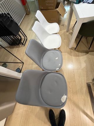 Sillas Maison du Monde Plástico y Madera