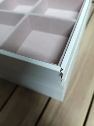 SONGMICS Caja Joyero 4 Bandejas Apilables