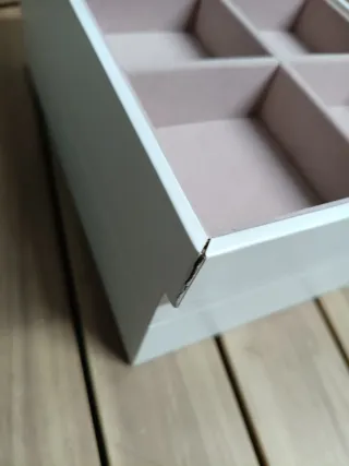 SONGMICS Caja Joyero 4 Bandejas Apilables