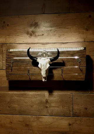 Perchero Artesano Cráneo