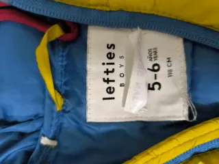 Chaqueta niño Lefties 116 cm (Lote 4-5 años: 90€)