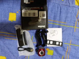 Juego Luces LED Bici Recargables