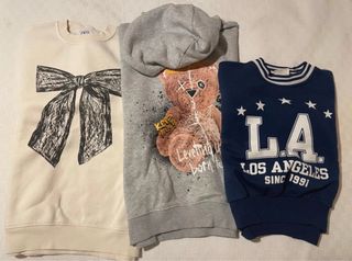 Lote 3 Sudaderas Zara y Pull and Bear