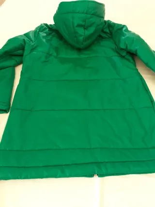 Cappotto donna pelle verde smeraldo taglia S