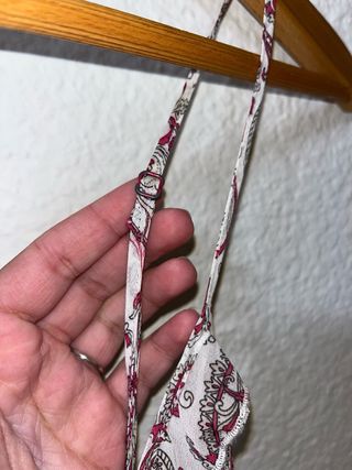 Blusa larga estampada