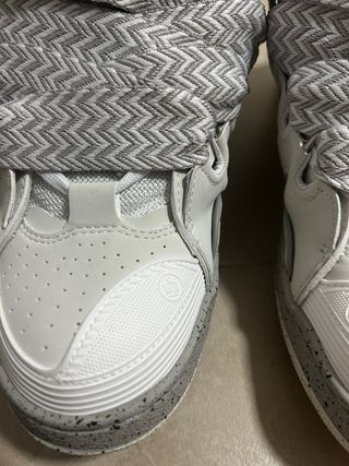 Lanvin Curb Sneakers Grigio Bianco Nuove