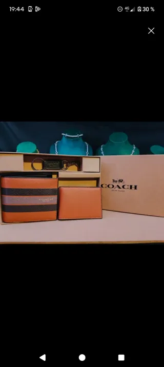 Cartera Coach y Llavero likidacion