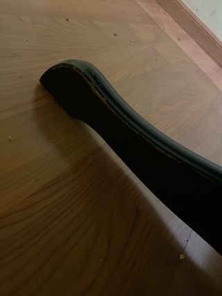 Mesa redonda extensible comedor negra