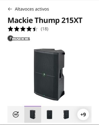 Altavoz Activo Mackie Thump 215XT