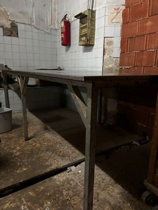 Mesa de acero inoxidable