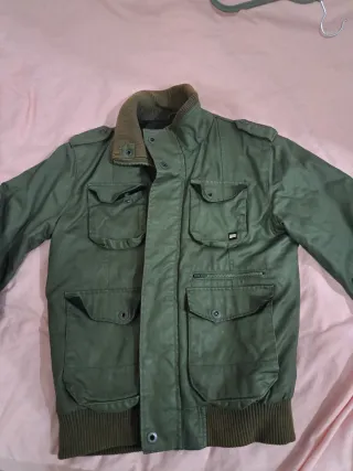 Chaqueta verde militar Jack & Jones Talla M
