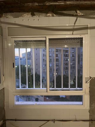 Ventanas aluminio blanco,