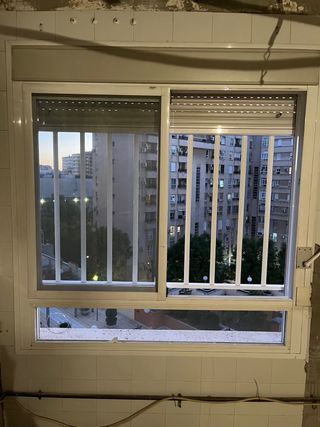 Ventanas aluminio blanco,