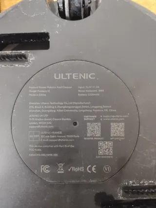 Robot Limpiafondos Inalámbrico Ultenic Pooleco 10