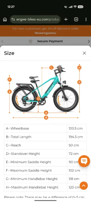 Bicicleta Eléctrica Engwe E26