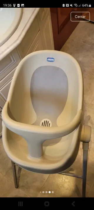 Bañera vertical Chicco Bubble