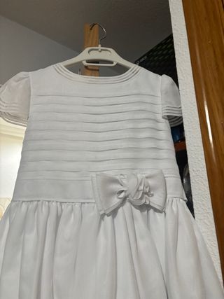 Traje de comunión niña blanco talla 9