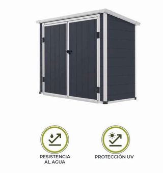 Caseta cobertizo 199x90x149/134 cm (1,80 m2) Noa