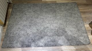 Tappeto grigio a pelo corto