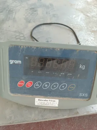 Báscula industrial 2000 kg