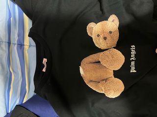 Camiseta Palm Angels Oso Negra Talla L