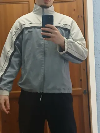 Chaqueta Nike Vintage Azul y Blanca