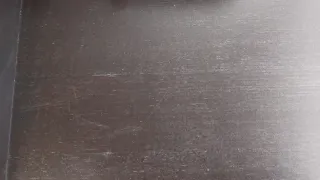 Tavolo da scrivania o trucco in legno scuro