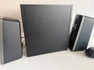 Altavoces Trust 2.1 Negro/Gris