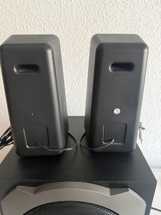 Altavoces Trust 2.1 Negro/Gris