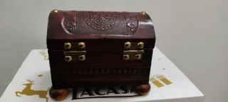 Joyero cofre pequeño decorado