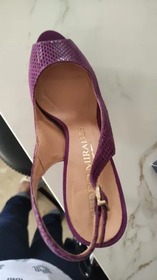 Zapatos de fiesta Pedro Miralles morados