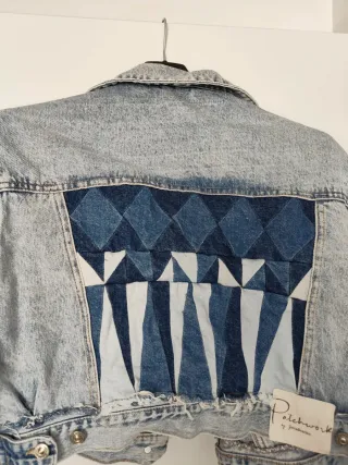 Chaqueta vaquera Patchwork Talla M