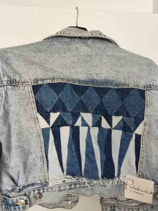 Chaqueta vaquera Patchwork Talla M