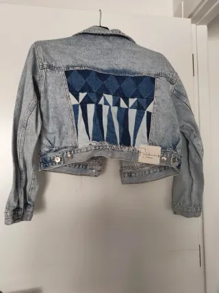 Chaqueta vaquera Patchwork Talla M