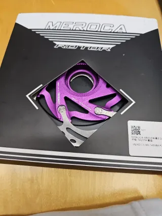 Disco Freno Bicicleta MTB 160mm Morado