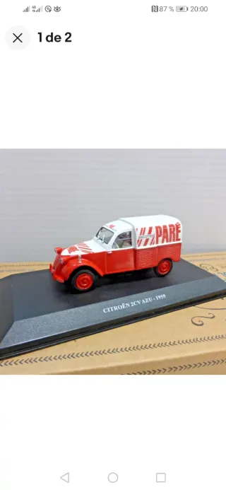 Lote 3 Miniaturas Citroën Utilitarios