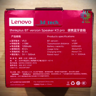 Cassa Bluetooth Lenovo ThinkPlus K3 Pro Nera
