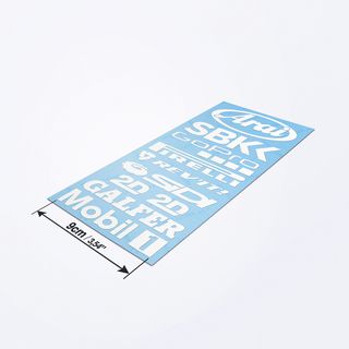 [PACK9AI]W Pegatinas Sponsor Moto Patrocinadores