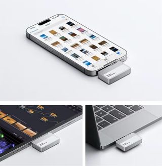 Disco duro Lexar 2TB SSD Profesional Go + Hub