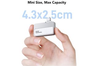 Disco duro Lexar 2TB SSD Profesional Go + Hub