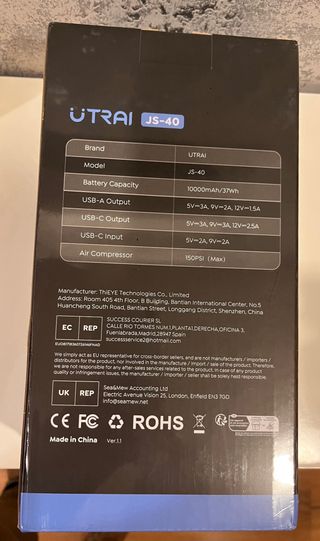 Arrancador Coche 6000A con Compresor