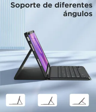 Funda y Teclado para Tablet 11