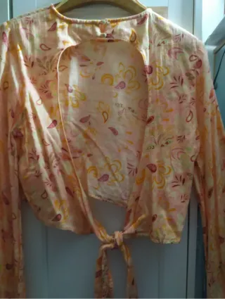 Blusa Zara estilo Bohemio ,T- L